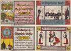 Deutschland Deutsches Reich 50 Pfennig 1 Mark Notgeldschein Notgeld Erfde Schleswig-Holstein 2 Scheine -