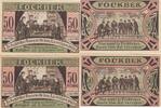 Deutschland Deutsches Reich 2x 50 Pfennig Notgeldschein Notgeld Fockbek Schleswig-Holstein 2 Scheine -