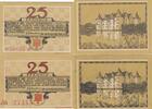 Deutschland Deutsches Reich 2x 25 Pfennig Notgeldschein Notgeld Glücksburg Schleswig-Holstein 2 Scheine -