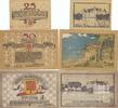 Deutschland Deutsches Reich 25 50 Pfennig 1 Mark Notgeldschein Notgeld Glücksburg Schleswig-Holstein 3 Scheine -
