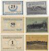 Deutschland Deutsches Reich 25 50 Pfennig u 1 Mark, Satz 3 Scheine Notgeldschein Notgeld Hohenwestedt Schleswig-Holstein -