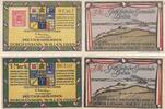 Deutschland Deutsches Reich 2x 1 Mark Notgeldschein Notgeld Gemeinde Holnis Schleswig-Holstein 2 Scheine -