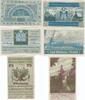 Deutschland Deutsches Reich 25 50 75 Pfennig Notgeld Notgeldschein Oldenburg Schleswig-Holstein 3 Scheine -