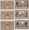 Deutschland Deutsches Reich 50 75 Pfennig 1 Mark Notgeld Notgeldschein Oldenburg Schleswig-Holstein 3 Scheine -