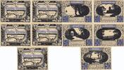 Deutschland Deutsches Reich 5x 50 Pfennig Notgeld Notgeldschein Plön Schleswig-Holstein 5 Scheine, Satz -