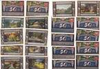 Deutschland Deutsches Reich 10x 50 Pfennig Notgeld Notgeldschein Poppenbüttel Schleswig-Holstein 10 Scheine, Satz -