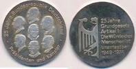 Deutschland Medaille Silbermedaille 999er Silber 25 Jahre BRD Präsidenten und Kanzler -