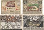 Deutschland Deutsches Reich 25 50 Pfennig Notgeld Notgeldschein Stadt Schleswig Schleswig-Holstein 2 Scheine -