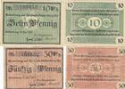 Deutschland Deutsches Reich 10 50 Pfennig Notgeld Notgeldschein Stadt Sonderburg Dänisch Nordschleswig 2 Scheine -