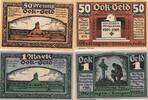 Deutschland Deutsches Reich 50 Pfennig 1 Mark Notgeld Notgeldschein Stellingen Schleswig-Holstein 2 Scheine -