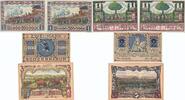 Deutschland Deutsches Reich 1, 2 und 3 Mark, 4 SCheine Notgeld Notgeldschein Süderbrarup Schleswig-Holstein 4 Scheine -