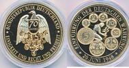Deutschland Moderne Medaille vergoldet 70 Jahre , Einführung der Deutshen Währung 1948 -
