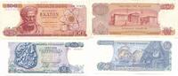 Griechendland 50 100 Drachmen 2 Stück Banknoten Lot -