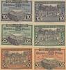 Deutschland Deutsches Reich 10 25 50 Pfennig Notgeld Notgeldschein Berneck im Fichtelgebirge Bayern 3 Scheine -