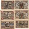 Deutschland Deutsches Reich 10 50 Pfennig , 3 Scheine Notgeld Notgeldschein Donauwörth Bayern -