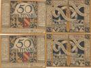 Deutschland Deutsches Reich 50 Pfennig, 2 Scheine Notgeld Notgeldschein Kaufbeuren Bayern -