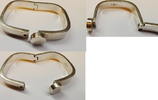 CAST Designer Armreif 800er Silber Silberarmreif -