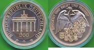 Deutschland Moderne Medaille vergoldet BRD DGG -