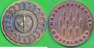 Deutschland Medaille , vergoldet Düsseldorf Handwerkskammer -