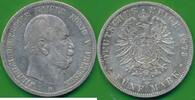 Deutschland Deutsches Reich 5 Mark Silbermünze, Preussen Wilhelm I. -