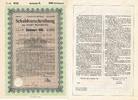 Duisburg 1000 Reichsmark 7%ige Schuldverschreibung -