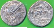 Antike - Römische Republik Denar Dioskuren `X` 10 Asse , C. Antestius (146 v.Chr.) -