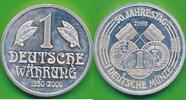 Deutschland Moderne Medaille, 1 Mark 50 Jahrestag Deutsche Münze -