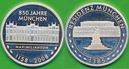 Deutschland Medaille Silbermedaille 999er Silber Residenz, 1385, 850 Jahre München (1158-2008) -