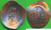 Byzanz AE Aspron Trachy Isaac II Angelus , Constantinople -