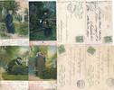 AK Serie: Am Elterngrab, postalisch gelaufen 1904 -