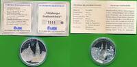 Deutschland Moderne Medaille Nürnberg , Nürnberger Stadtansichten, Markt mit Frauenkirche -