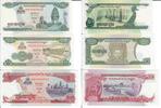 Kambodscha 100 200 500 Riels Banknote Geldscheine 100 (1995) 200 (1995) 500 (1996) Riels alle unc 3 Scheine -