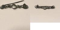 Brosche 925er Sterling Silber Länge ca. 4,1 cm -