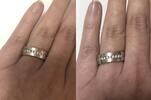 Silberring 925er Sterling Silber Ringgröße 56 -