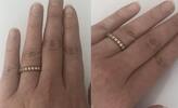 Silberring 925er Sterling Silber Ringgröße 57 -