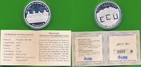 Österreich ECU Sibermedaille 999er Silber, Dorothea C. Erxleben (1715-1762), mit Zertifikat -