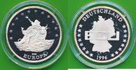 Deutschland Medaille Silbermedaille 999er Silber Die esten EURO-Prägungen,ECU, Europa, ohne Zertifkat -
