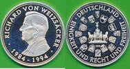 Deutschland Medaille Silbermedaille 999er Silber Richard von Weizsacker, Einigkeit und Recht und Freiheit -