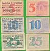 Deutschland 5, 10, 25 Pfennig Notgeldschein Notgeld Emsdetten Westfalen, 3 Scheine -