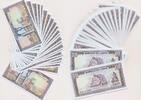 Libanon Lebanon Lübnan 10 Livres 23x folgende Nummern , 23 Scheine -
