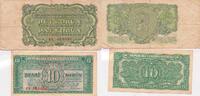Tschechoslowakei 5 und 10 Korun, 2 Scheine Československo, Ceskoslovenskych, 2 Banknoten, Lot -