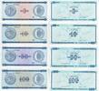 Kuba 3 10 50 100 Pesos Serie C Banknote Geldscheine 3 10 50 100 Pesos Serie C (unc) LOT -