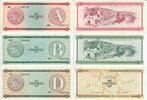 Kuba 5 Pesos A B D Banknote Geldscheine 5 Pesos Serie A B D (unc) 3 Scheine -