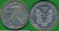 USA - Vereinigte Staaten v. Amerika $ 1 Dollar Silbermünze American Silver -
