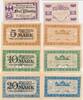Deutsches Reich Deutschland Diedenhofen im Elsaß 5 Pfennig, 5, 10, 20 Mark 4x Scheine, Kriegsgefangenlager -