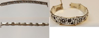 Bracelet 925 silver silver bracelet L 18 cm -