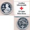 Moderne Medaille 125 Jahre Rotes Kreuz -