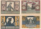 Striegau 75 Pfennig Notgeldscheine der Stadtbank -
