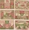 Grundhof in Angeln 75 Pfennig Notgeldscheine der Gemeinde -