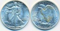 USA Half Dollar Liberty Walking Prägung " Philadelphia ", vz-stgl -